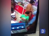 How this woman looting mobile shop in front of everyone  Watch video