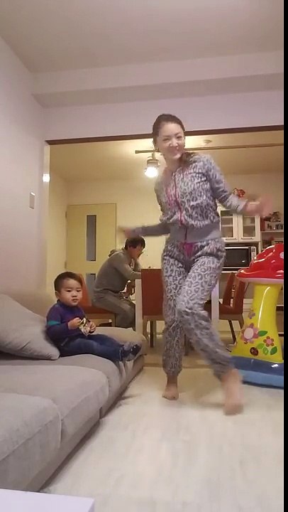 陽気なオカン♪　陽気な夫婦　シェイクシェイクげんき　踊ってみた　おかあさんといっしょ