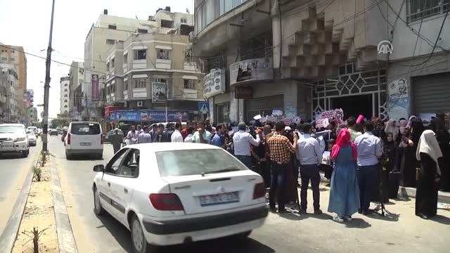 Filistinli Kadınlar Mescid-i Aksa'ya Yönelik Ihlalleri Protesto Etti