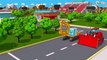 The Blue Police Car - Cars & Trucks Cartoons - Vehicle & COLOURS Car for children