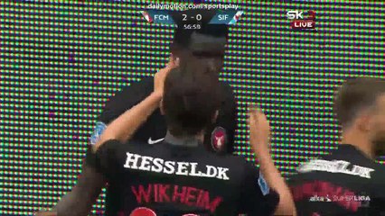 Paul Onuachu Goal HD - Midtjylland 2 - 0 Silkeborg - 23.07.2017 (Full Replay)