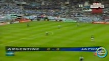 اهداف مباراة الارجنتين و اليابان 1-0 كاس العالم 1998