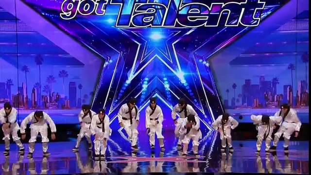 Just Jerk- Dance Group Turns Out Seamless Performance - America's Got Talent 2017