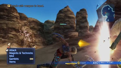 Vaan Hammer and Shield Moveset