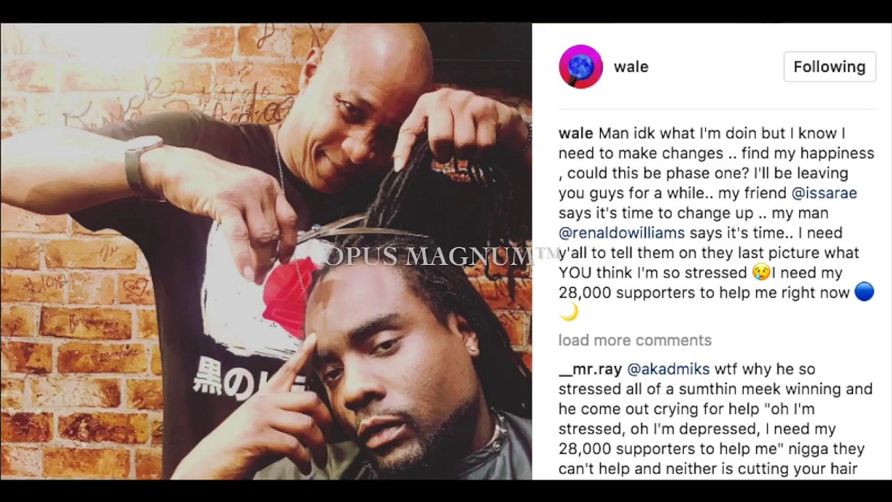 Wale Cuts Off His Dreads When Trey Songz Brought His Braids Back