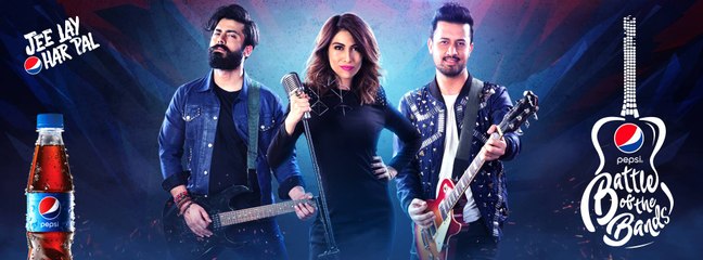 Fawad Afzal Khan, Atif Aslam and Meesha Shafi for Pepsi Battle of the Bands 2017!