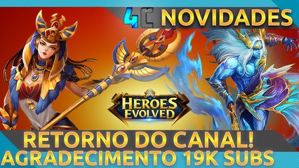 Retorno do Canal! Agradecimento 19K de Inscritos e NOVIDADES