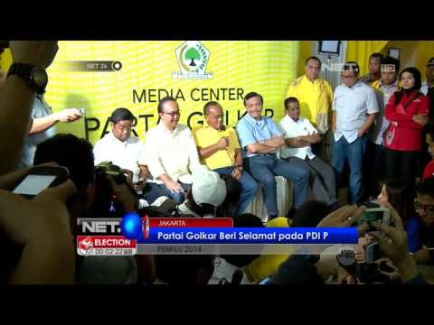 NET24 - Sejumlah Pimpinan partai ucapkan selamat kepada PDIP sebagai pemenang hasil quick count