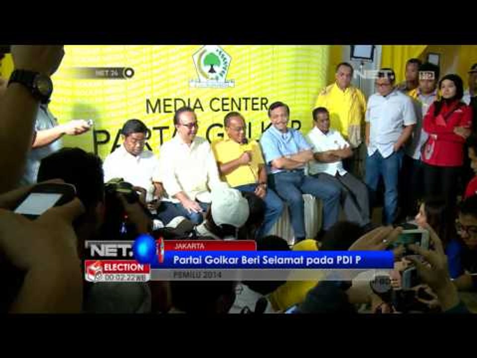 NET24 - Sejumlah Pimpinan partai ucapkan selamat kepada PDIP sebagai pemenang hasil quick count