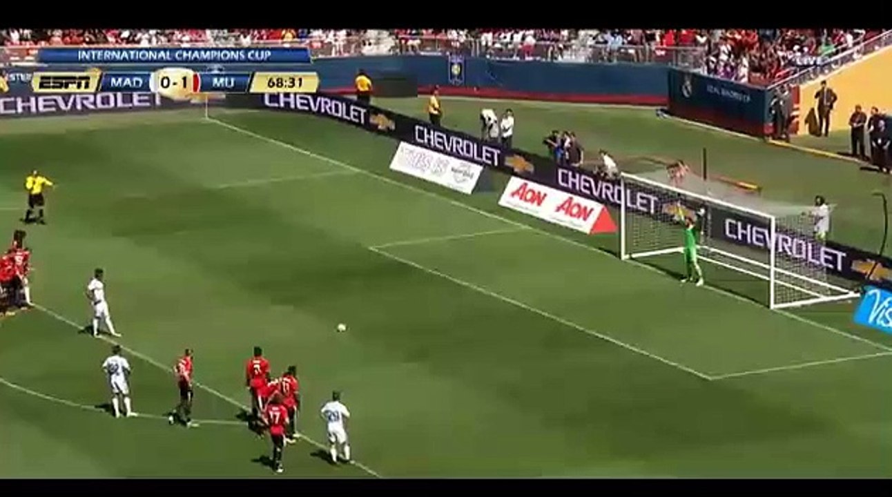 Casemiro Penalty Goal HD - Real Madrid 1-1 Manchester United 23.07.217