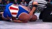 Kurt Angle injures his knee against Ethan Carter (May 8, 2014)