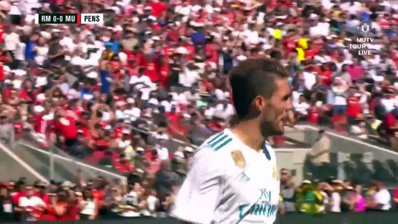 Real Madrid 1-2 Manchester United Full Penalties HD 23.07.2017