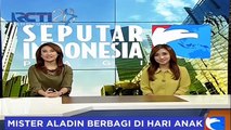 Mister Aladin Berbagi 300 Mainan di Panti Asuhan Hati Suci