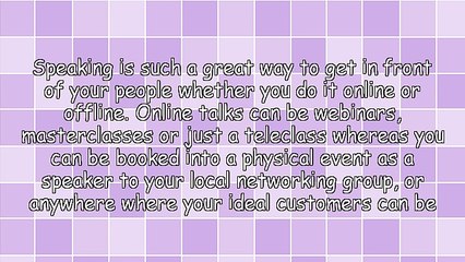 How To Be An Engaging Speaker Either Online or Offline