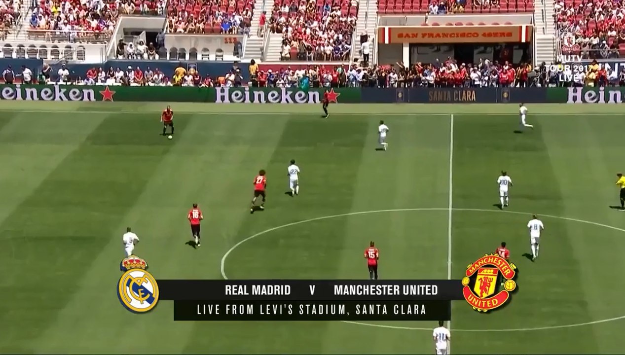 Real Madrid 2-0 Manchester United, Highlights