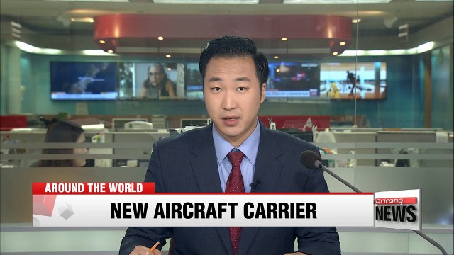 U.S. launches 100,000-ton aircraft carrier