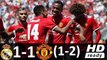 Real Madrid vs Manchester United 1-1 (1-2) - All Goals & Highlights - Friendly 23_07_2017