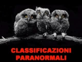 Classificazioni Paranormali