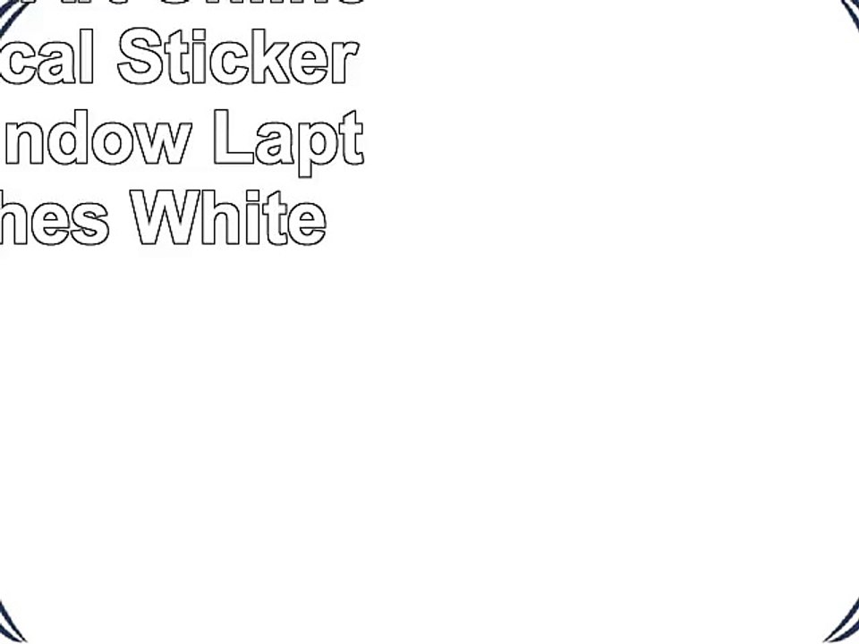 Sao Sword Art Online Anime Decal Sticker for Car Window Laptop 23 inches White