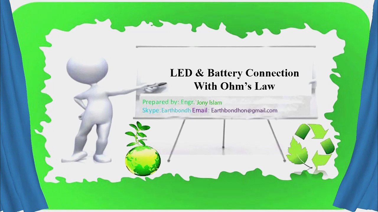 Ohms law in bangla || LED & Battery Connection With Ohm’s Law
