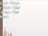 Macbook Air or Macbook Pro 13 inch Vinyl Removable Skin  Red Scottish Tartan Plaid