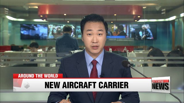 U.S. launches 100,000-ton aircraft carrier