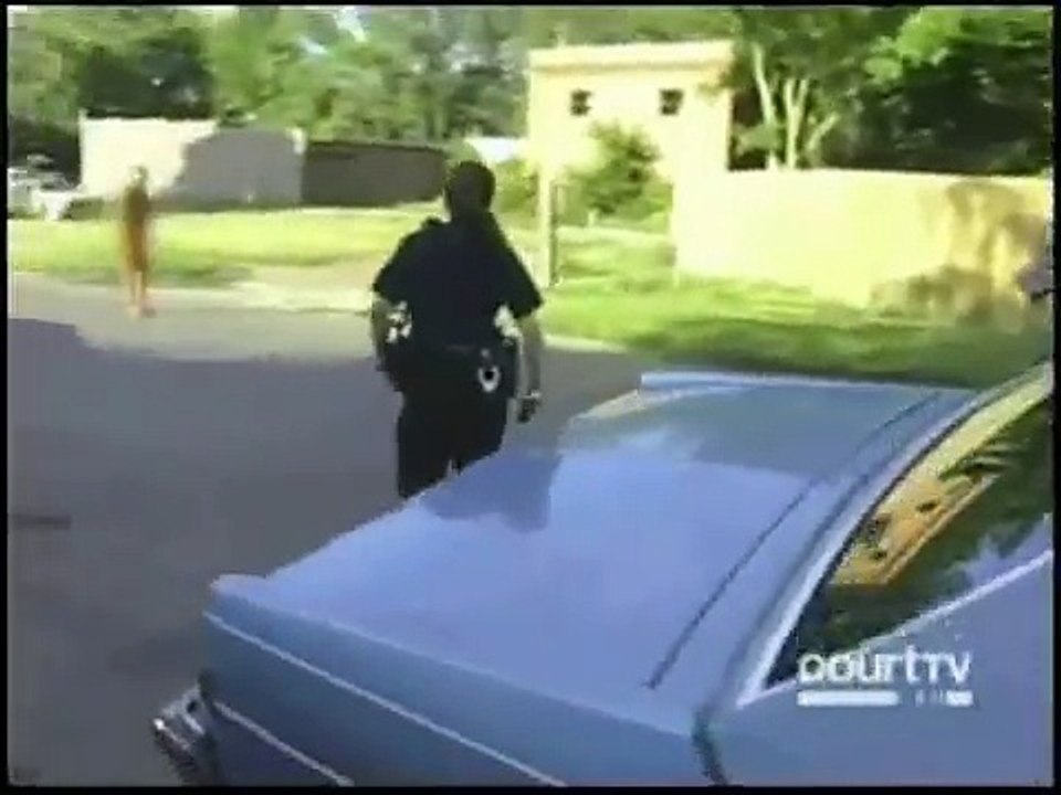 Excited Delirium Man with Fence