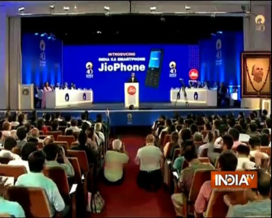 Reliance Jio Phone- Mukesh Ambani Launches Jio Feature Phone ,
