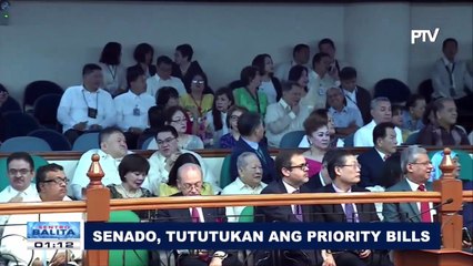 Senado, tututukan ang Priority Bills #DuterteSONA2017