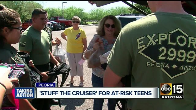 Peoria, nonprofit collect donations for at-risk students