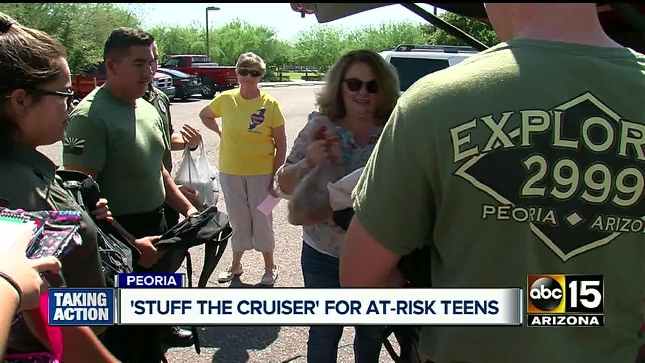 Peoria, nonprofit collect donations for at-risk students