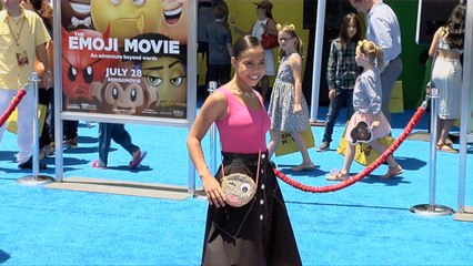 Asia Monet Ray "The Emoji Movie" World Premiere