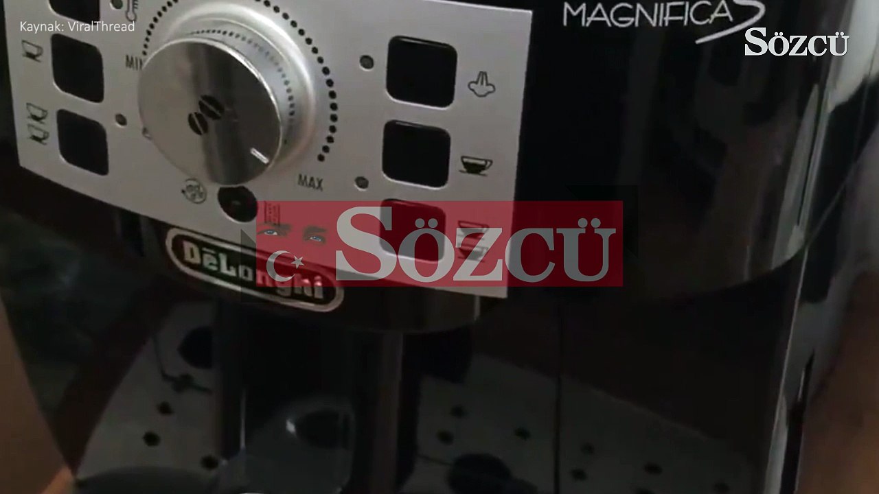Müziğini kahve makinesiyle yaptı
