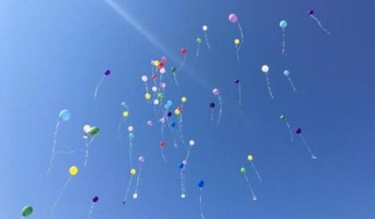 Tutuklu Cumhuriyet çalışanları için özgürlüğe balon uçurdular