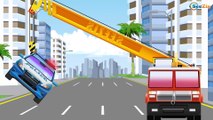 Мультфильм про Гонки! Гоночные Машины и Полицейская Машина в Городке 2D Мультфильмы для детей