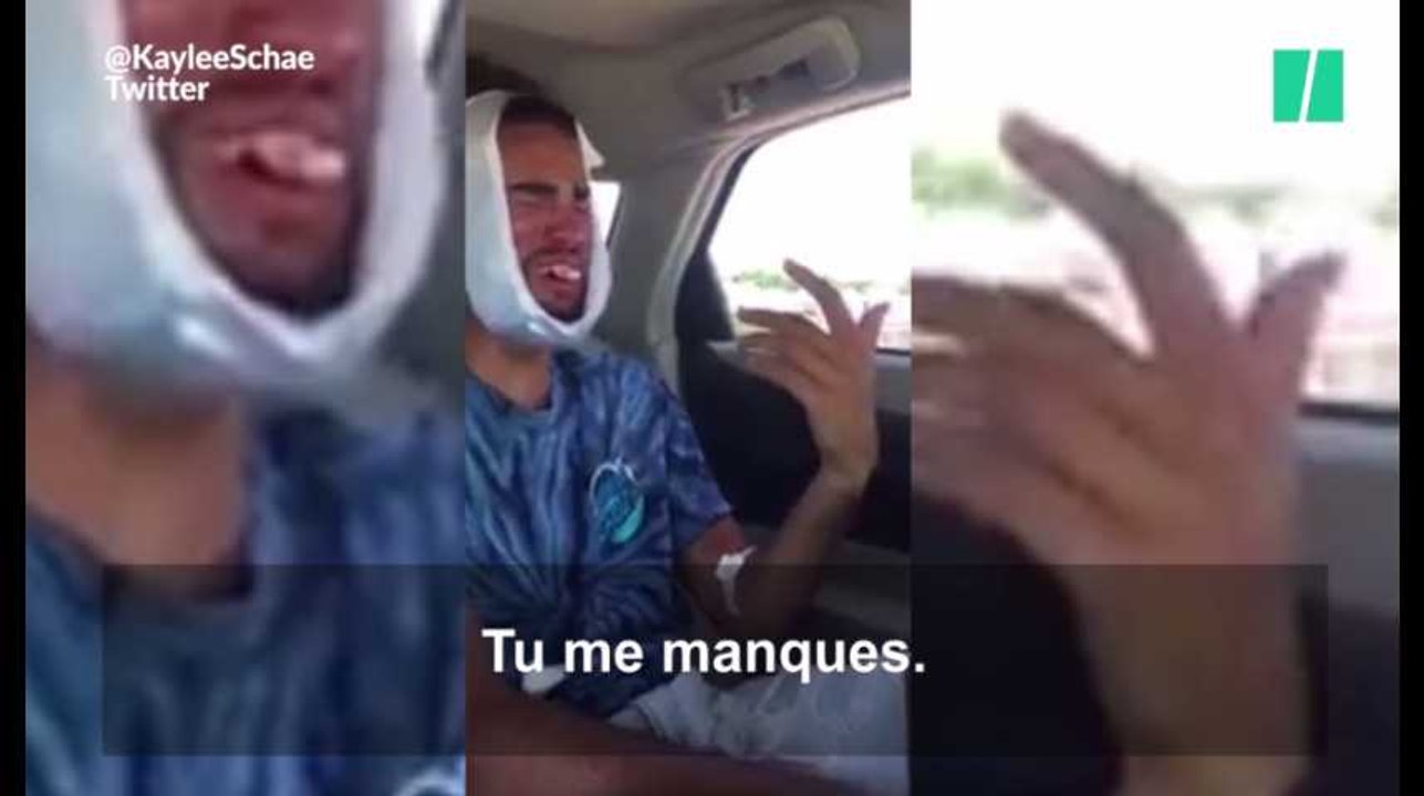 En pleurs, il déclare son amour à sa petite amie en sortant d'une chirurgie dentaire : Internet est sous le charme