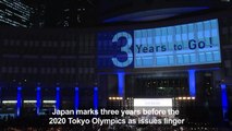 Olympics: Japan marks three years to Tokyo 2020 as issues linger