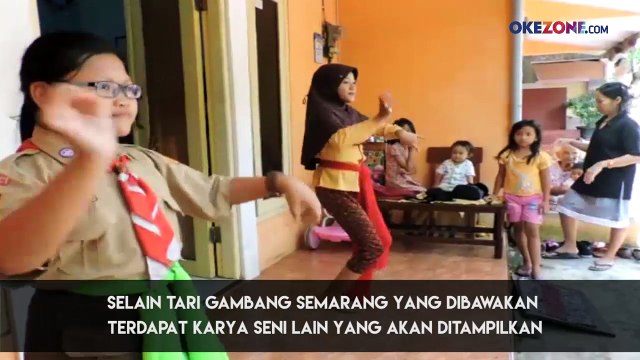 Hari Anak Nasional, Pelajar SD di Semarang Giat Berlatih Tari Gambang