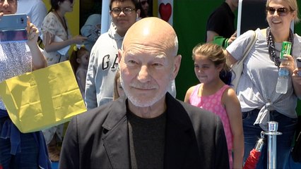 Patrick Stewart "The Emoji Movie" World Premiere