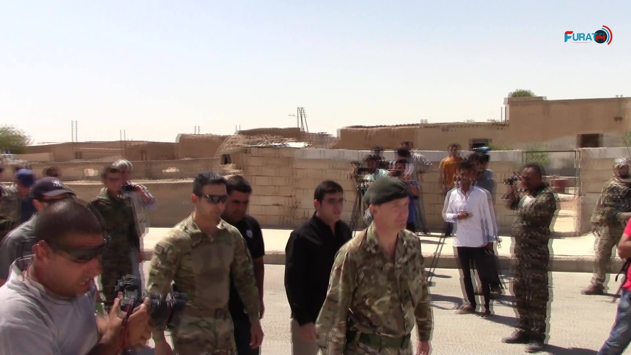 Deputy Commander of US-Led Coalition Against Islamic State Visits Raqqa Province