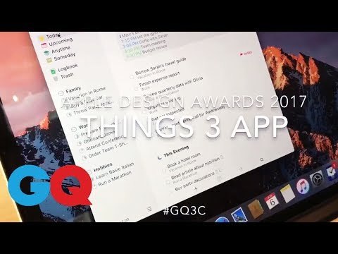 Apple認證年度最佳APP：Things3 榮獲2017ADA編輯大獎 開發者親自試玩【GQ編輯開箱】｜GQ Unboxing