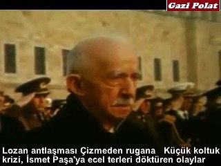 LOZAN ANTLAŞMASI ÇİZMEDEN RUGANA KÜÇÜK KOLTUK KRİZİ