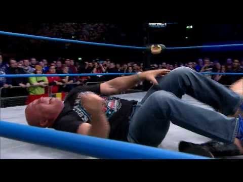 Kurt Angle injured by Ethan Carter during IMPACT (March 6, 2014)