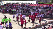 Premières parties second tour de poules M1, France Quadrettes, Sport Boules, Chambéry 2017