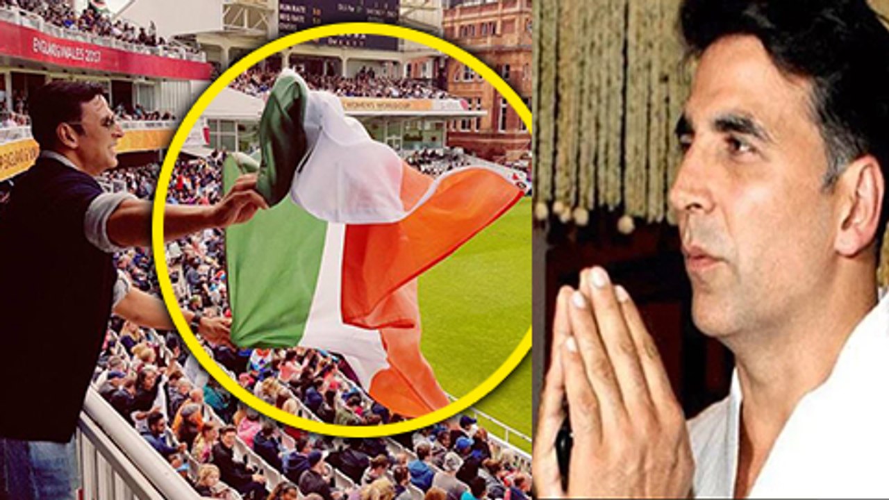 Akshay Kumar APOLOGISES For Holding Indian Flag Incorrectly At WWC 2017 Final