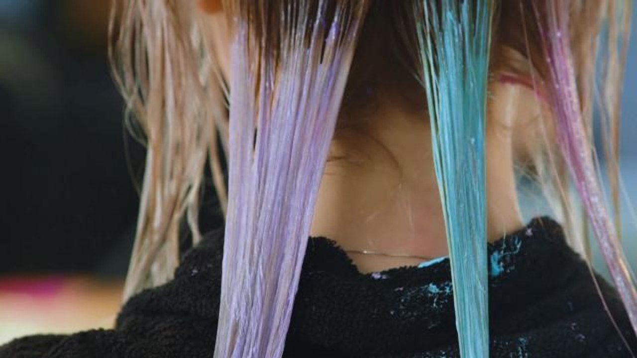 Watch This Mother of Pearl Hair-Color Transformation