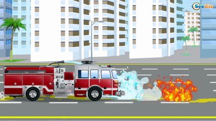 SUV Cars Transportation - Race Cars & Sport Car RACE Cartoon for Kids