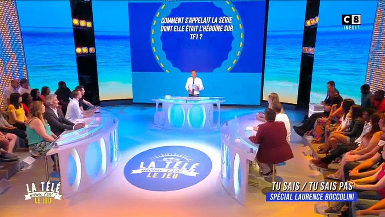 Gilles Verdez tacle Laurence Boccolini sur C8... qui lui répond sur Twitter : "On s'en tape le coquillard avec une spatu
