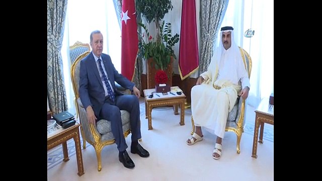 Cumhurbaşkanı Erdoğan Katar Emiri ile görüştü