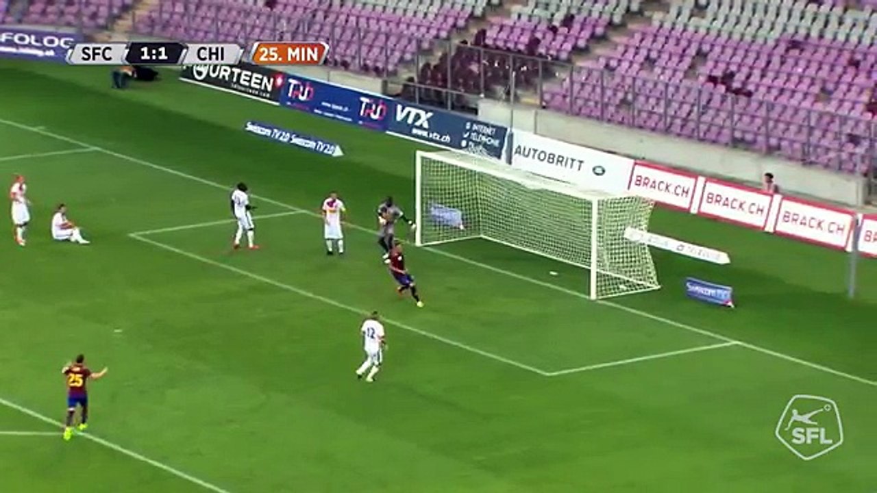 Servette 2:2 Chiasso (Swiss Challenge League 22 Juli 2017)